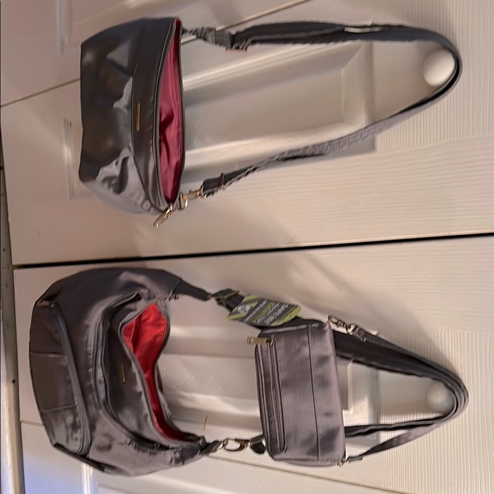 Travelon Anti-Theft Crossbody Bag - Black and Red